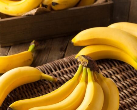 Raw Organic Bunch of Bananas